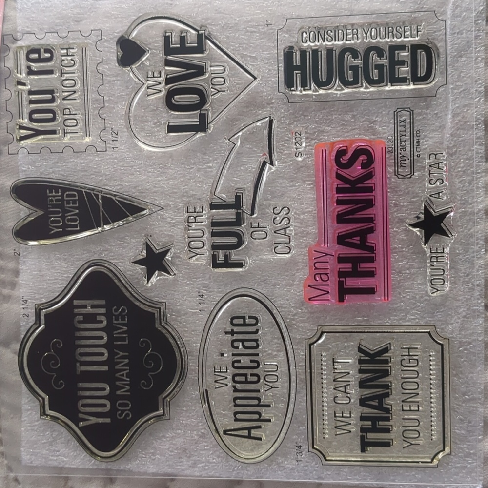 Cling stamp set Thoughtful Tidings CTMH/Stampin Up